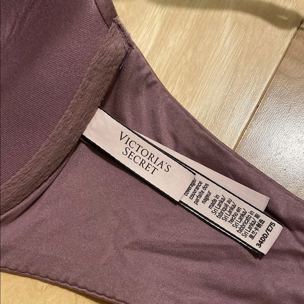 Victorias Secret Lace Back Women's Bra - Brown 34E DD - Picture 2 of 5